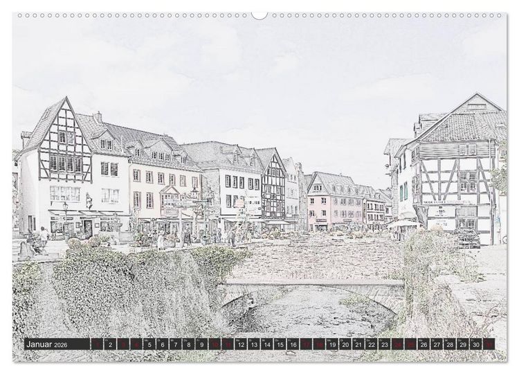 Produktbild: MAL-TOUR Deutschland (Wandkalender 2026 DIN A2 quer), CALVENDO Monatskalender