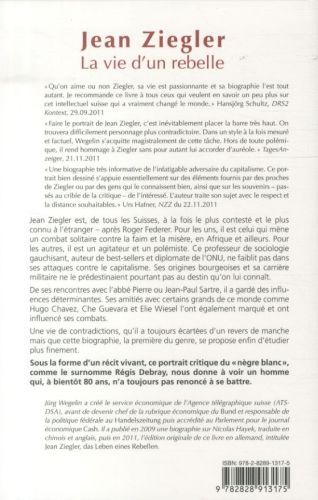 Produktbild: Jean Ziegler, la vie d'un rebelle