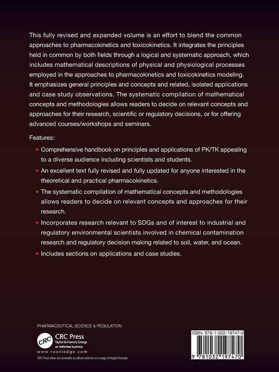 Produktbild: Handbook of Pharmacokinetics and Toxicokinetics