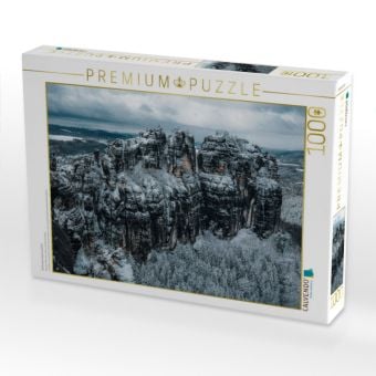 Produktbild: CALVENDO Puzzle Schrammsteinaussicht | 1000 Teile Lege-Gr&ouml;&szlig;e 64x48cm Foto-Puzzle f&uuml;r gl&uuml;ckliche Stunden