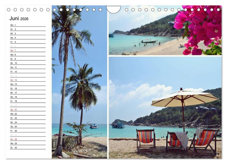 Produktbild: Das bunte Leben in Thailand (Wandkalender 2026 DIN A4 quer), CALVENDO Monatskalender