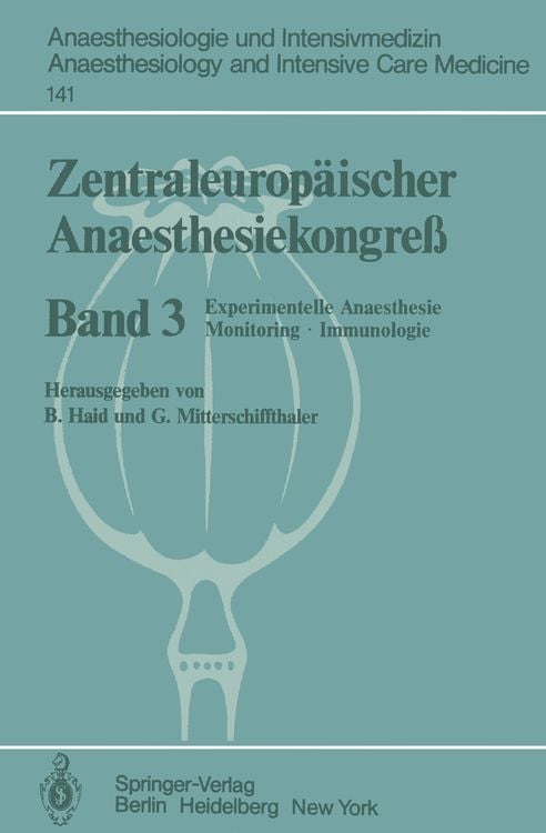 Produktbild: Zentraleurop&auml;ischer Anaesthesiekongre&szlig;