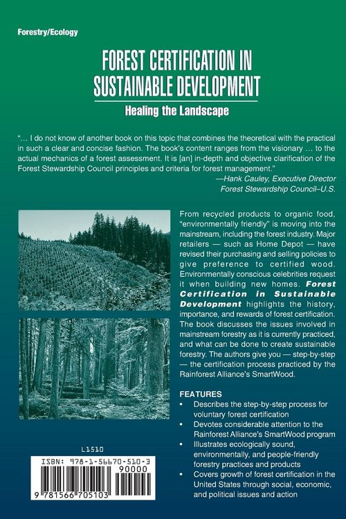 Produktbild: Forest Certification in Sustainable Development