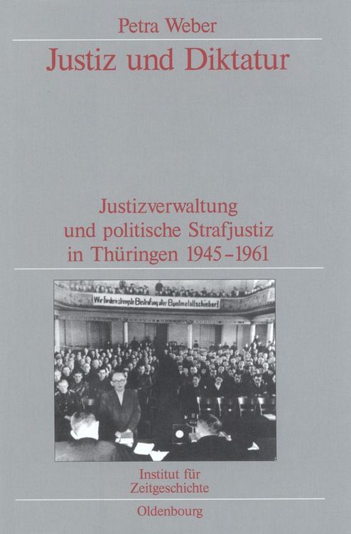 Produktbild: Justiz und Diktatur