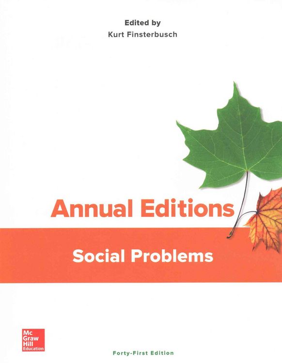 Produktbild: Annual Editions Social Problem