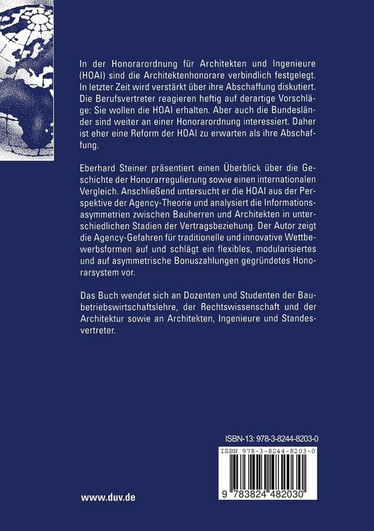 Produktbild: Anreizkompatible Architektenentlohnung