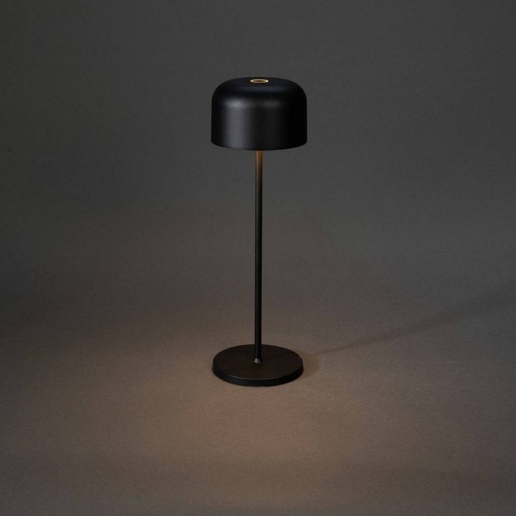 Produktbild: Konstsmide 7834-750 Lille LED-Akku-Tischlampe 3.5W Warmwei&szlig; Schwarz