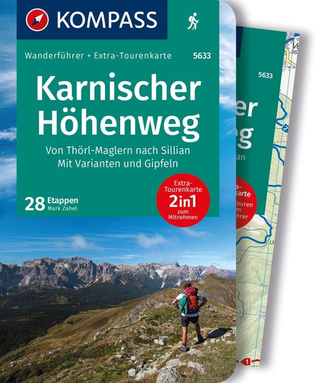 Bild vom Artikel KOMPASS Wanderführer Karnischer Höhenweg, Von Thörl-Maglern nach Sillian, Mit Varianten und Gipfeln, 28 Touren mit Extra-Tourenkarte vom Autor 