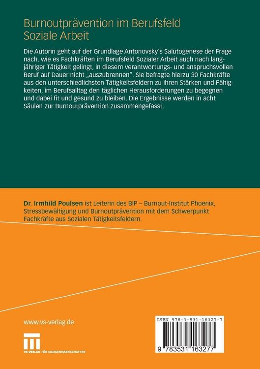 Produktbild: Burnoutpr&auml;vention im Berufsfeld Soziale Arbeit