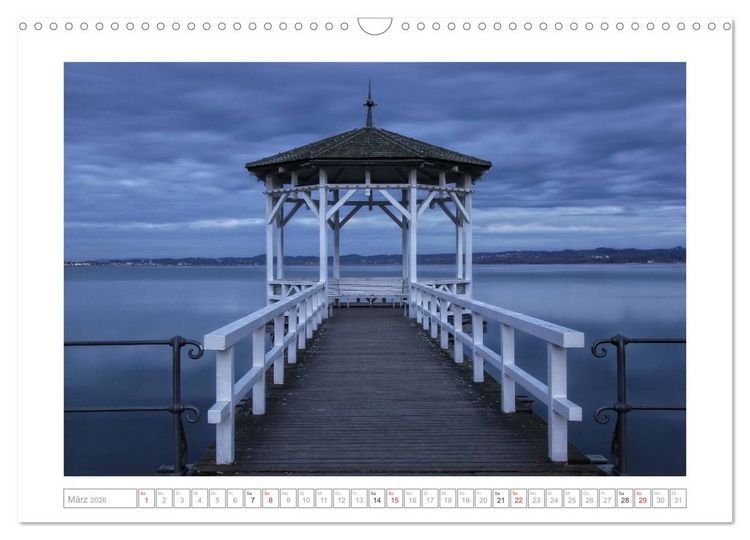 Produktbild: Melancholie-Bodensee 2026 (Wandkalender 2026 DIN A3 quer), CALVENDO Monatskalender