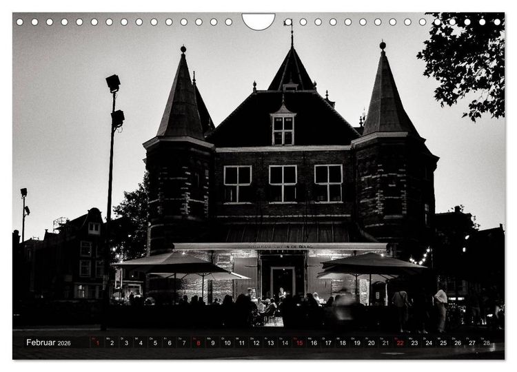 Produktbild: Ein Blick auf Amsterdam (Wandkalender 2026 DIN A4 quer), CALVENDO Monatskalender