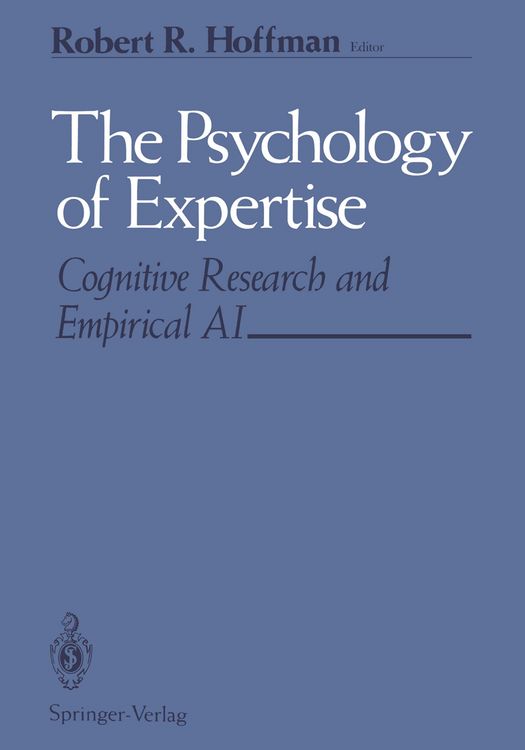 Produktbild: The Psychology of Expertise
