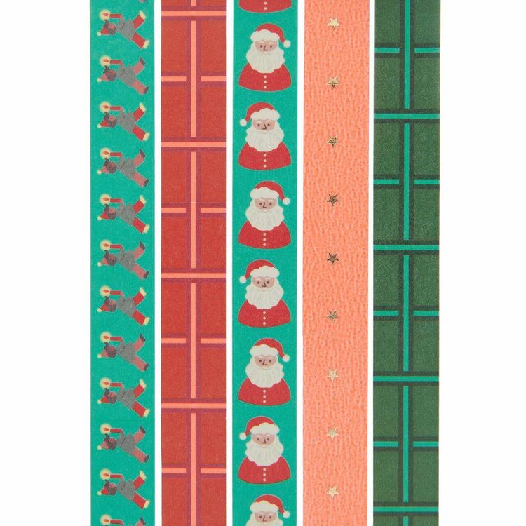 Produktbild: Tape Set Weihnachtsmarkt, Neon , 5 Stk.