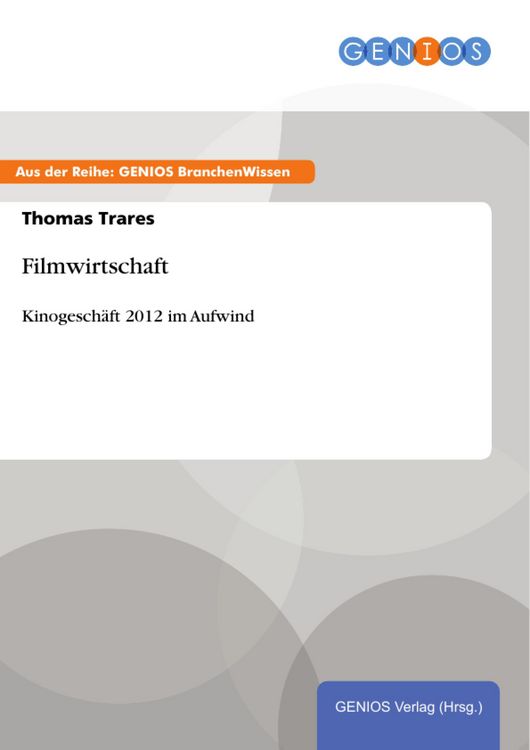 Produktbild: Filmwirtschaft