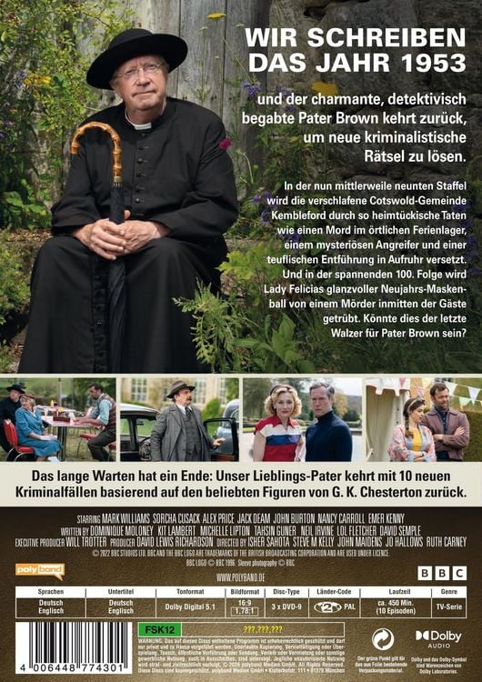 Produktbild: Father Brown - Staffel 9 [3 DVDs]