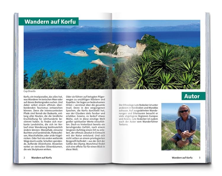 Produktbild: KOMPASS Wanderf&uuml;hrer Korfu mit Paxos und den Diapontischen Inseln, 40 Touren mit Extra-Tourenkarte