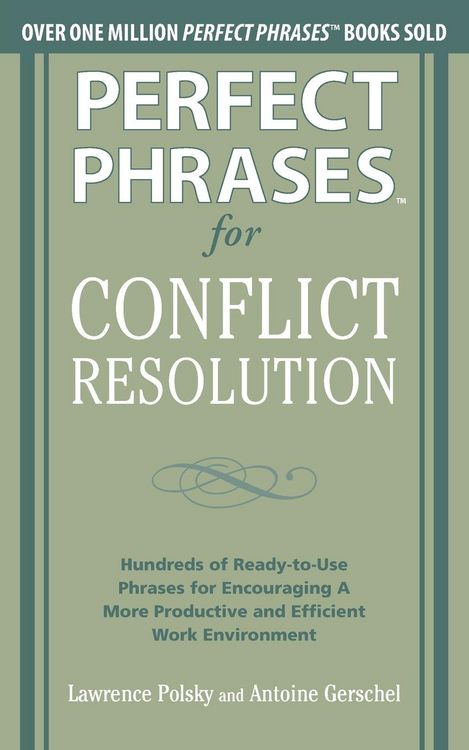 Produktbild: Perfect Phrases for Conflict Resolution
