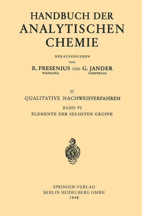 Produktbild: Elemente der Sechsten Gruppe