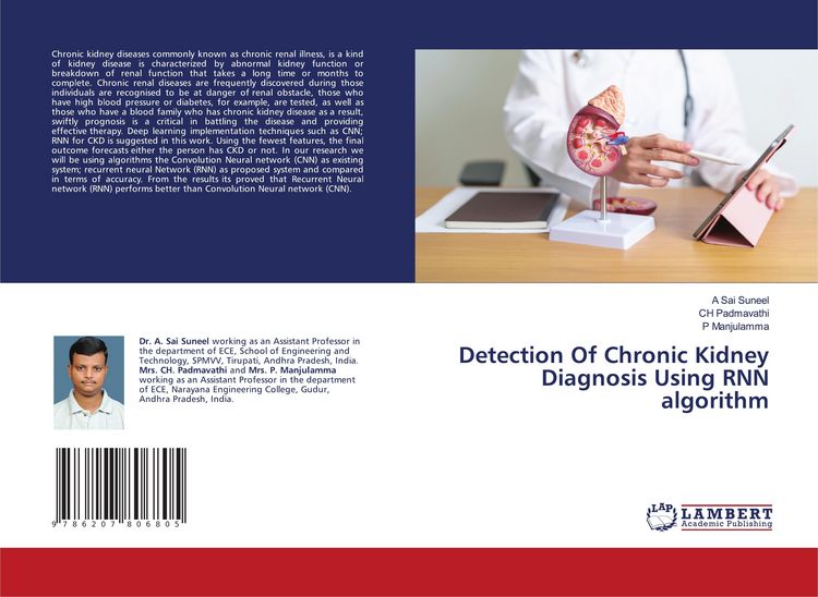 Produktbild: Detection Of Chronic Kidney Diagnosis Using RNN algorithm