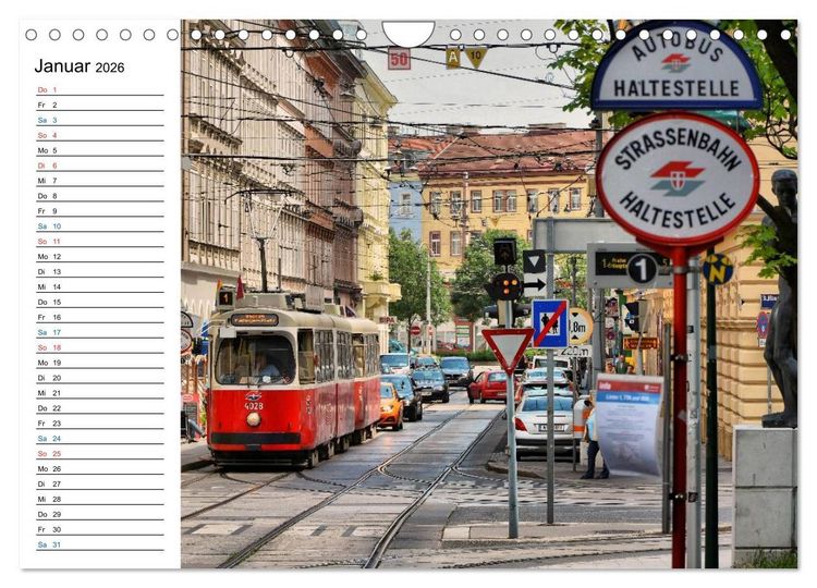 Produktbild: Wien - Haupstadt mit Charme (Wandkalender 2026 DIN A4 quer), CALVENDO Monatskalender