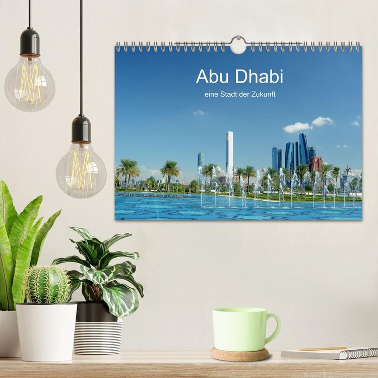 Produktbild: Abu Dhabi, eine Stadt der Zukunft. (Wandkalender 2026 DIN A4 quer), CALVENDO Monatskalender