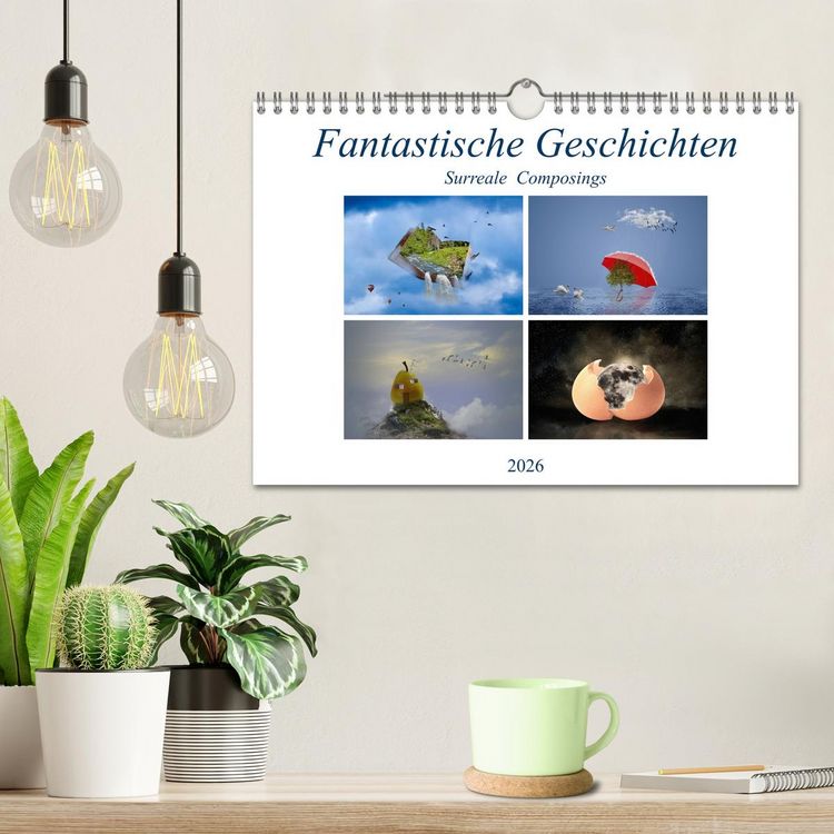 Produktbild: Fantastische Geschichten (Wandkalender 2026 DIN A4 quer), CALVENDO Monatskalender