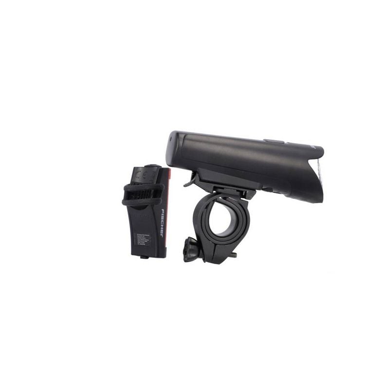 Produktbild: FISCHER FAHRRAD Fahrradbeleuchtung Set 45 LUX, small-box LED Schwarz