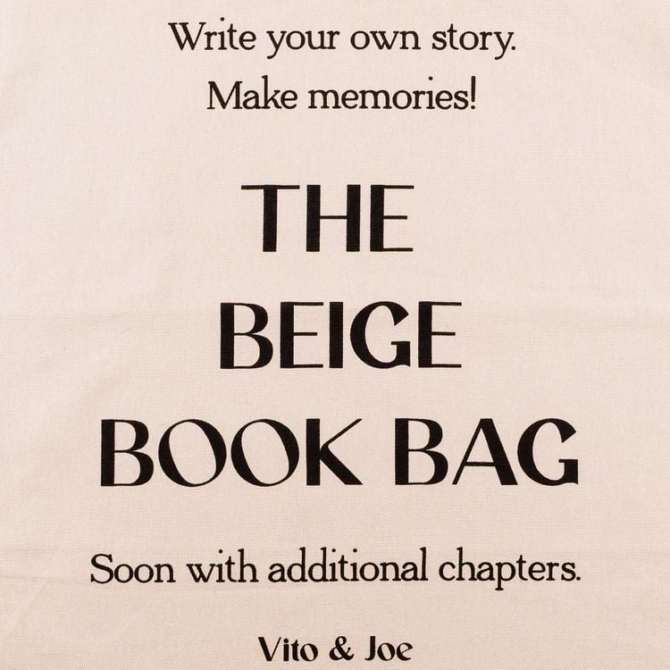 Produktbild: Baumwolltasche in beige "The Beige Book Bag"