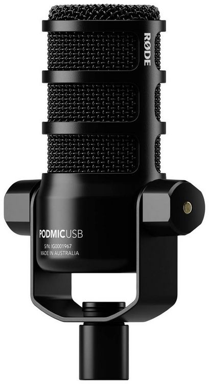 Produktbild: RODE - R&Oslash;DE PodMic USB, Studio-Mikrofon, -57 dB, 20 - 20000 Hz, 460 Ohm, 24 Bit, 48 kHz