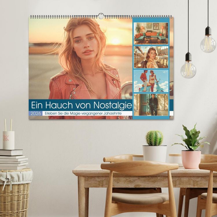 Produktbild: Ein Hauch von Nostalgie (Wandkalender 2026 DIN A2 quer), CALVENDO Monatskalender