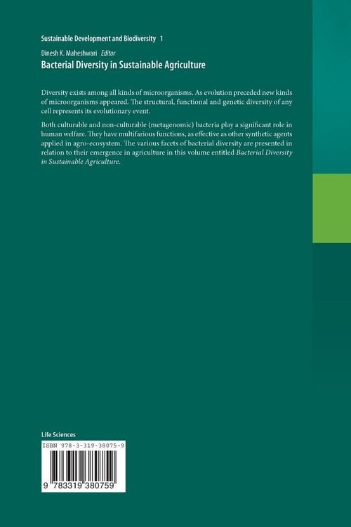 Produktbild: Bacterial Diversity in Sustainable Agriculture
