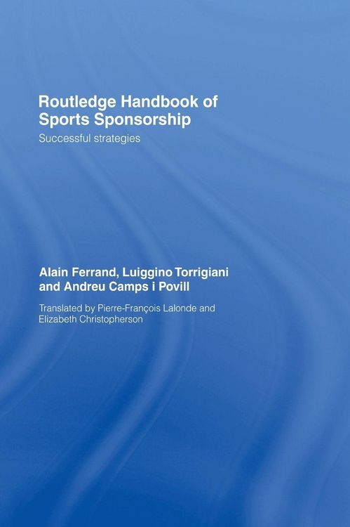 Produktbild: Routledge Handbook of Sports Sponsorship