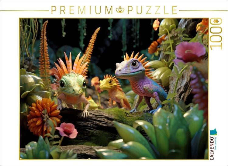 Produktbild: CALVENDO Puzzle Spielzeug-Drache | 1000 Teile Lege-Gr&ouml;&szlig;e 64x48cm Foto-Puzzle f&uuml;r gl&uuml;ckliche Stunden