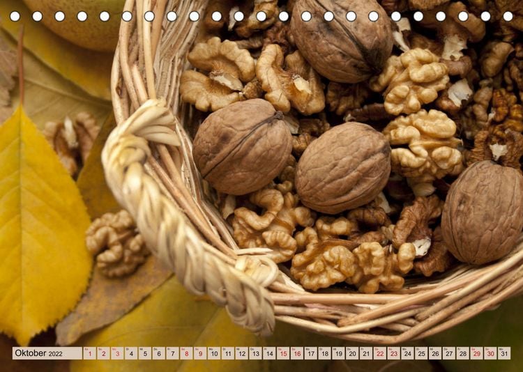Produktbild: Waln&uuml;sse. Knackig, lecker und so gesund! (Tischkalender 2022 DIN A5 quer)