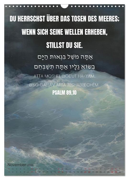 Produktbild: Weisheit, Licht und Leben &ndash; J&uuml;dische Inspiration durchs Jahr (Wandkalender 2026 DIN A3 hoch), CALVENDO Monatskalender