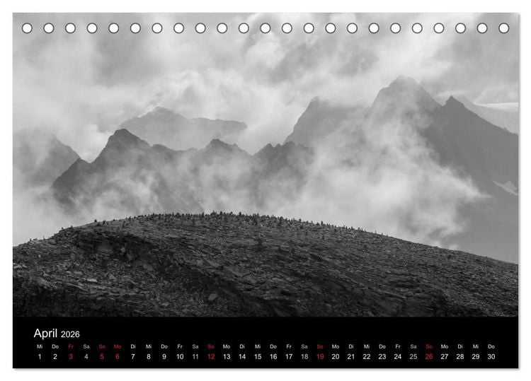 Produktbild: TIROL - Der Berliner H&ouml;henweg (Tischkalender 2026 DIN A5 quer), CALVENDO Monatskalender