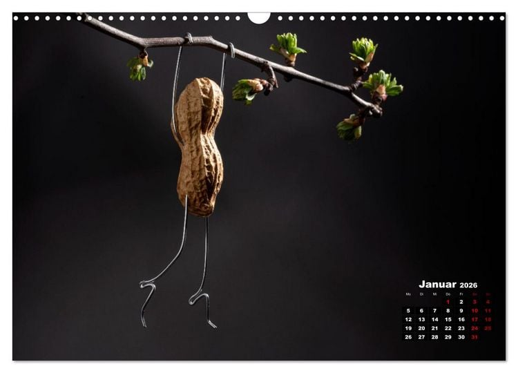 Produktbild: Erdnussm&auml;nnchen Geschichten. (Wandkalender 2026 DIN A3 quer), CALVENDO Monatskalender