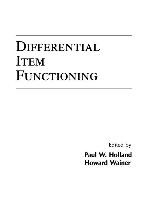 Produktbild: Differential Item Functioning