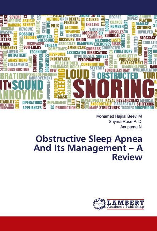 Produktbild: Obstructive Sleep Apnea And Its Management - A Review