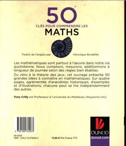 Produktbild: 50 cl&eacute;s pour comprendre les maths