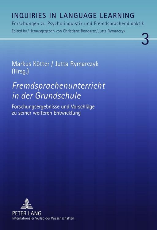 Produktbild: Fremdsprachenunterricht in der Grundschule