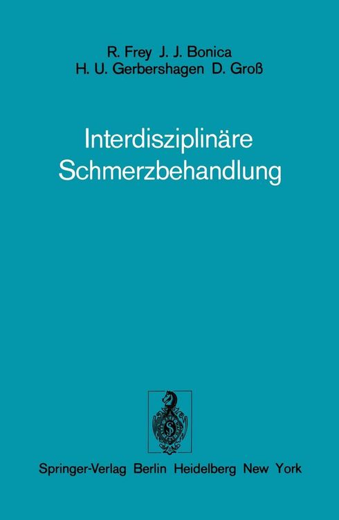 Produktbild: Interdisziplin&auml;re Schmerzbehandlung