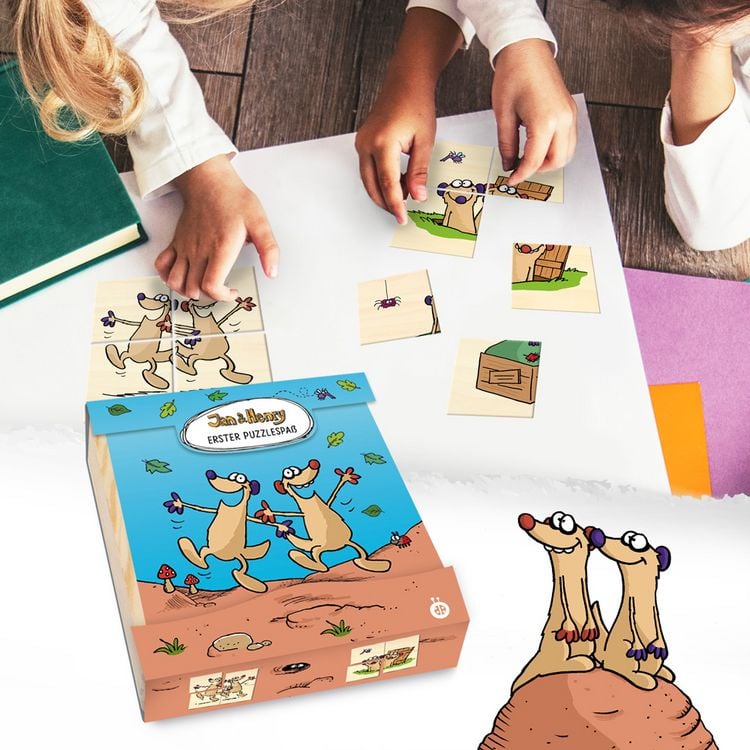 Produktbild: Tr&ouml;tsch Jan und Henry Erster Puzzlespass Holz