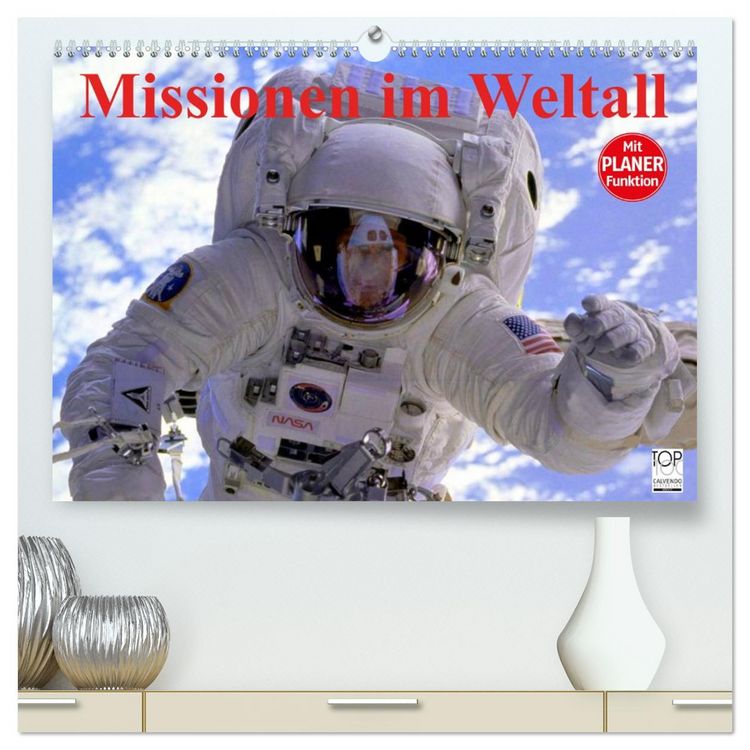 Produktbild: Missionen im Weltall (hochwertiger Premium Wandkalender 2026 DIN A2 quer), Kunstdruck in Hochglanz
