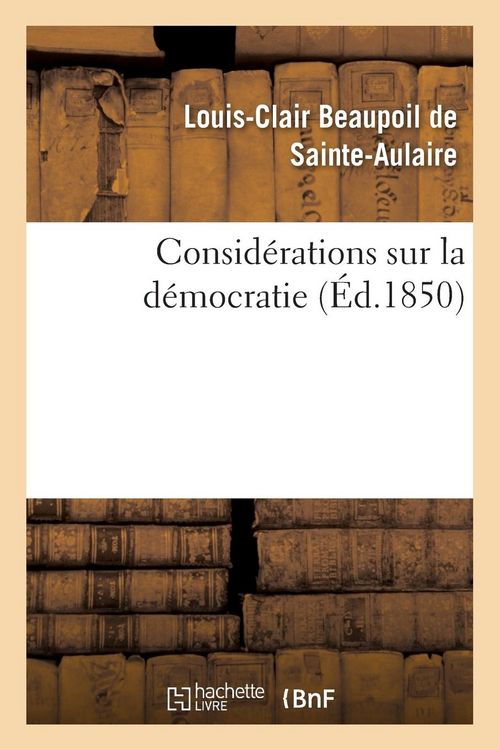 Produktbild: Consid&eacute;rations Sur La D&eacute;mocratie