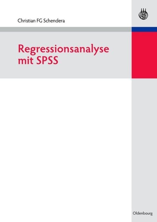 Produktbild: Regressionsanalyse mit SPSS