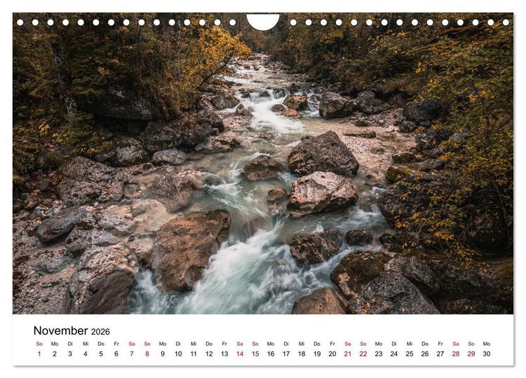 Produktbild: Berchtesgaden - Natursch&ouml;nheiten in Bayern (Wandkalender 2026 DIN A4 quer), CALVENDO Monatskalender
