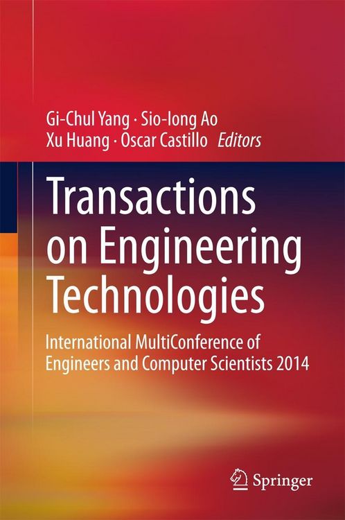 Produktbild: Transactions on Engineering Technologies