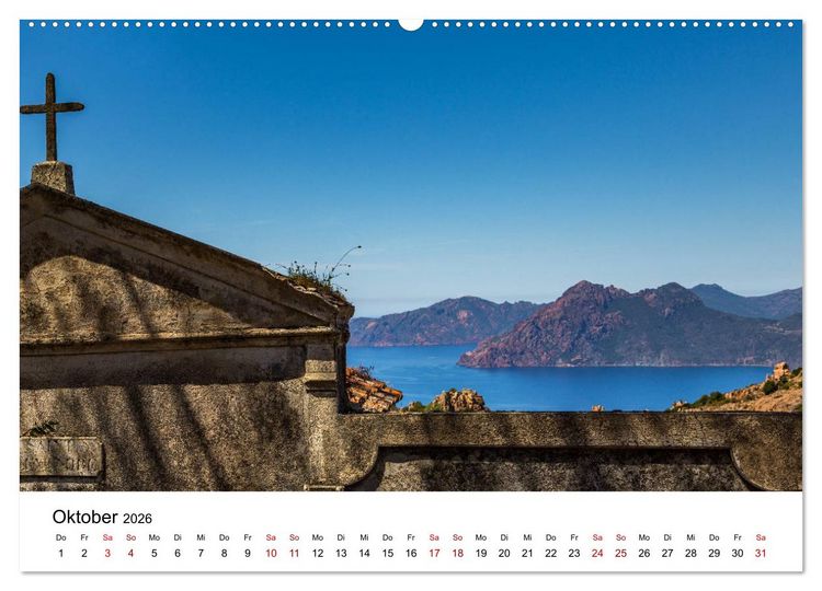Produktbild: Korsika - Die Sch&ouml;ne im MIttelmeer (hochwertiger Premium Wandkalender 2026 DIN A2 quer), Kunstdruck in Hochglanz