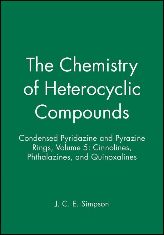 Produktbild: Condensed Pyridazine and Pyrazine Rings, Volume 5